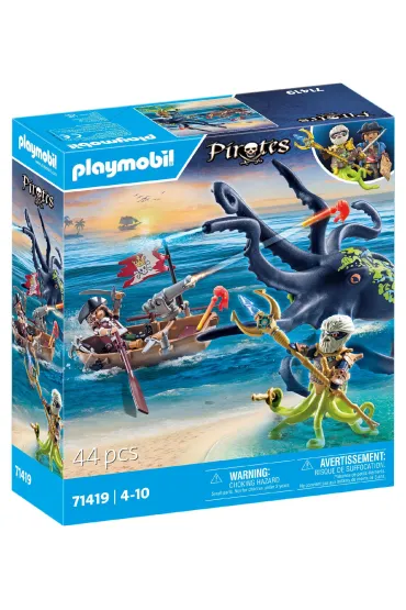 Playmobil Pirates Walka z gigantyczn� o�miornic� 71419