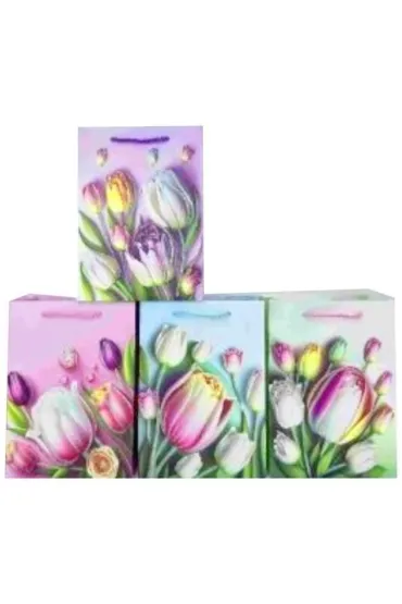 Merkpol Torba prezentowa Tulipany MIX