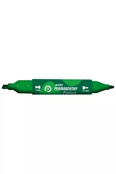 Tetis Marker dwustronny permanentny okr�g�y/�ci�ty zielony