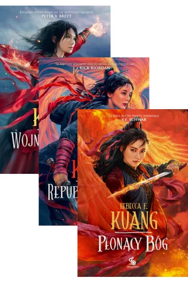 Pakiet Trylogia Wojen Makowych. Tomy 1-3: Wojna makowa, Republika smoka, P�on�cy b�g - Rebecca F. Kuang