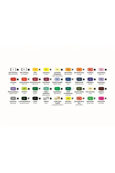 Happy Color Farby akrylowe zestaw 36x12ml