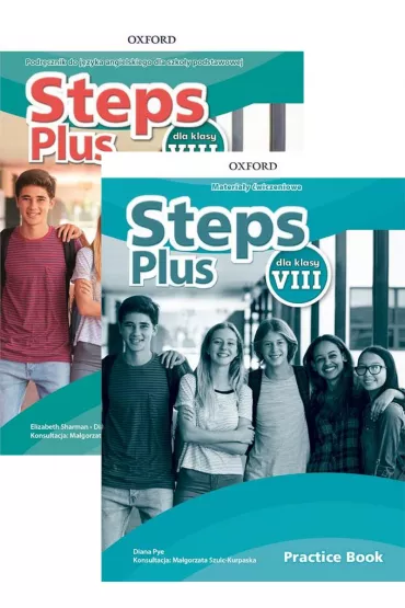 Steps Plus dla klasy VIII. Podr�cznik i materia�y �wiczeniowe do j�zyka angielskiego dla szko�y podstawowej