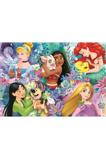 Puzzle 60 el. SuperColor. Princess Clementoni