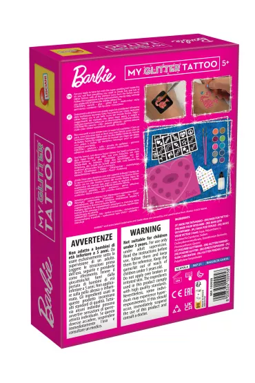 Brokatowe tatua�e - Barbie Lisciani