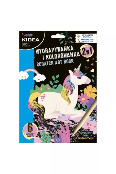 Wydrapywanka i kolorowanka 2w1 Jednoro�ce