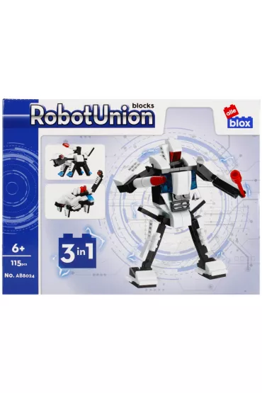 Klocki konstrukcyjne Robot 115 element�w ALLEBLOX