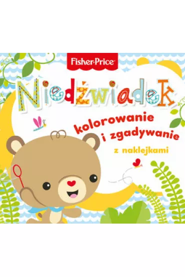 Fisher Price. Kolorowanka pod�ogowa. Nied�wiadek - kolorowanie i zgadywanie z naklejkami