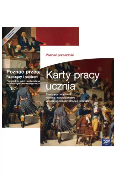 Pakiet Pozna� przesz�o��. Rz�dz�cy i rz�dzeni. Podr�cznik i Karty pracy ucznia do historii i spo�ecze�stwa dla liceum og�lnokszta�c�ce i technikum - Iwona Janicka, Tomasz Ma�kowski