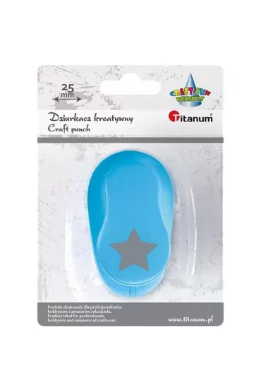 Titanum Dziurkacz z motywem Gwiazda 25mm