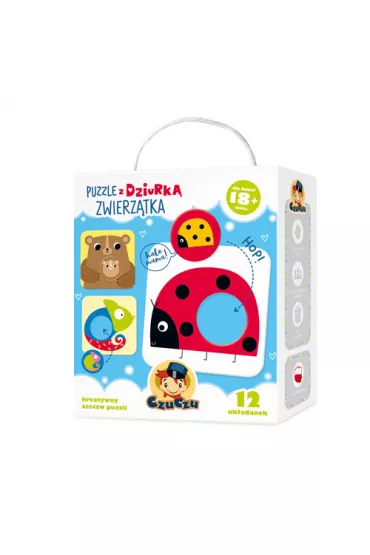 Puzzle z dziurk� 24 el. Zwierz�tka Bright Junior Media