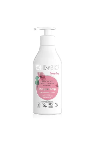 OnlyBio Prebiotyczny p�yn do higieny intymnej Kwas Mlekowy & Lewan 250 ml