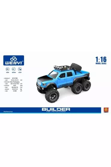 Teren�wka niebieska 1:16 WY470B Maksik