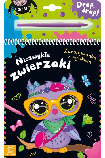 Niezwyk�e zwierzaki. Zdrapywanka z rysikiem - Agata Kaczy�ska