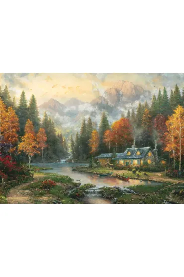 Puzzle 1000 Thomas Kinkade Jesienny wiecz�r Schmidt