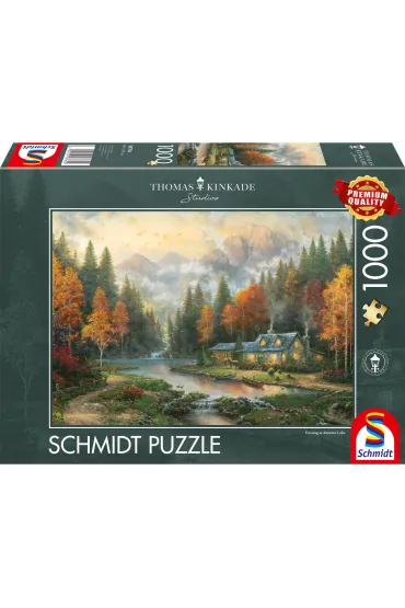 Puzzle 1000 Thomas Kinkade Jesienny wiecz�r Schmidt