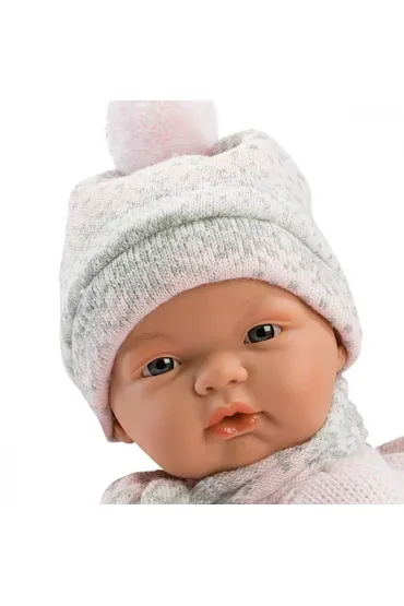 Lalka 38938 Joelle p�acz�ca z r�. kocykiem 38cm Llorens