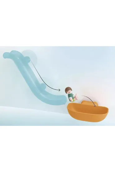 Playmobil Junior Aqua Wodna zje�d�alnia z morskimi zwierz�tkami 71689