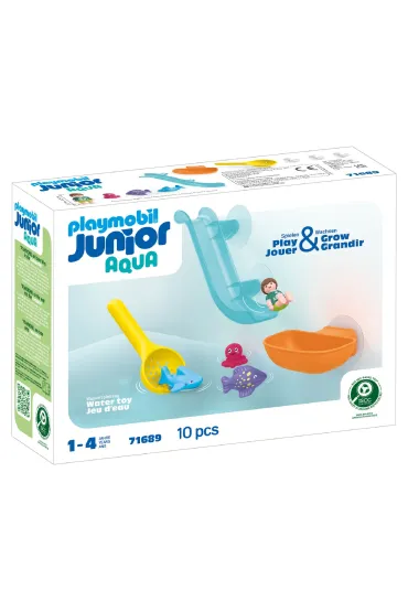 Playmobil Junior Aqua Wodna zje�d�alnia z morskimi zwierz�tkami 71689