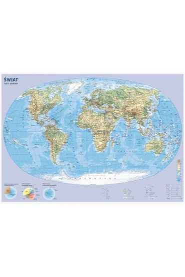 �wiat mapa �cienna podr�czna