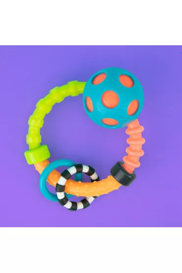 Grzechotka okr�g�a, zabawka sensoryczna, multikolor, 0 m+ Sassy