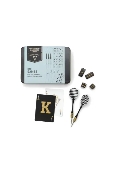 Zestaw 4 gier w puszce Bar Games Gentlemens Hardware