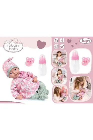 Lalka Reborn Baby Doll 38cm Bayer Design