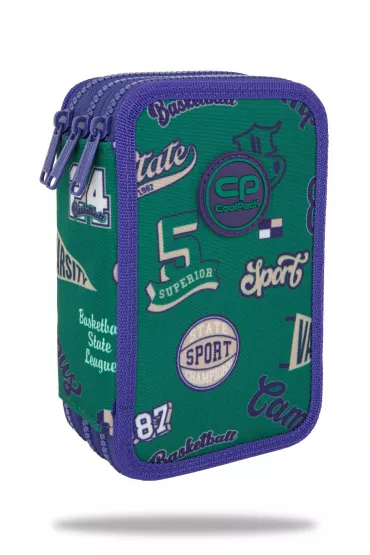 CoolPack Pi�rnik potr�jny z wyposa�eniem Jumper 3 American Retro
