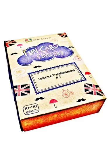Karty j�zykowe Angielski Fun Card English Sentence Transformations Part 1 - Pawe� Dwornik