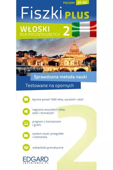 Fiszki plus. W�oski dla pocz�tkuj�cych. Poziom A1-A2