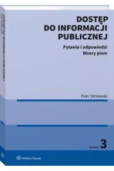 Dost�p do informacji publicznej w.3/2020 - Piotr Sitniewski