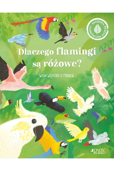 Dlaczego flamingi s� r�owe? Wiem wszystko o ptakach. Akademia ma�ego przyrodnika - Polly  Cheeseman