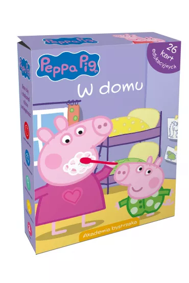 �winka Peppa. W domu. Karty edukacyjne w pude�ku - Monika Kiersnowska