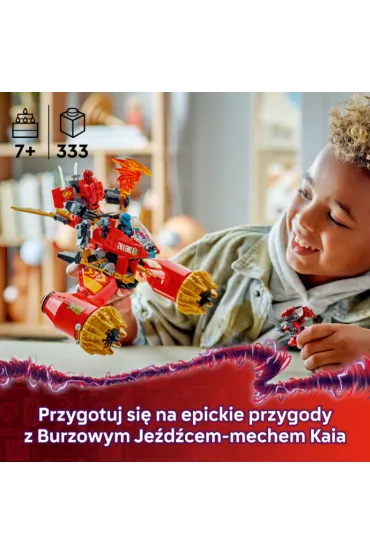 LEGO NINJAGO Burzowy je�dziec-mech Kaia 71830