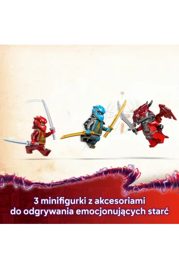 LEGO NINJAGO Burzowy je�dziec-mech Kaia 71830