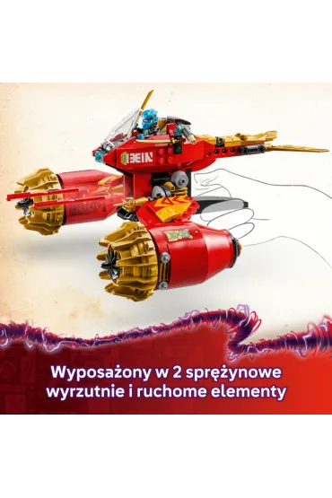 LEGO NINJAGO Burzowy je�dziec-mech Kaia 71830