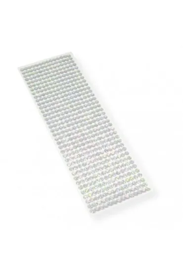 Polsirhurt Kryszta�ki samoprzylepne srebrne 6mm