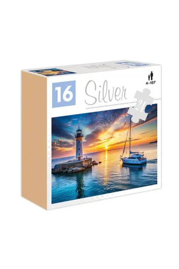 Puzzle 24 el. Latarnia morska Silver Alexander