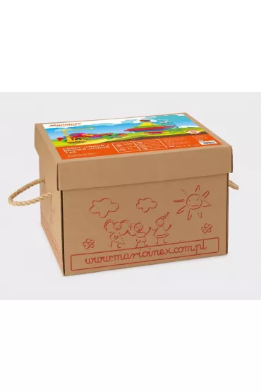 Klocki konstrukcyjne dla najm�odszych Klocki budowlane Bricks Junior 140 element�w