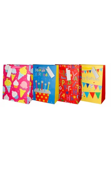 incood. Torba ozdobna 18x26cm Happy Birthday
