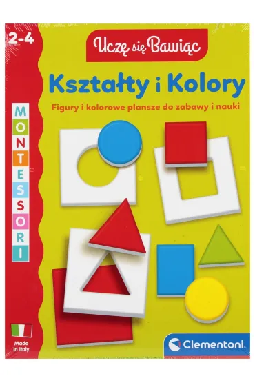 Kszta�ty i kolory 2-4l Montessori CLEMENTONI 50429  CLM