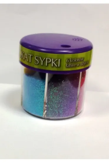 Brokat sypki 6 kolor�w du�y/6 w op/