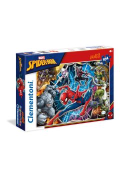 Puzzle maxi 104 el. Supercolor. Spider man Clementoni