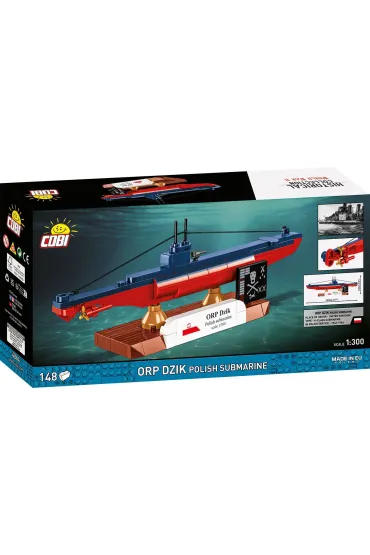 Historical collection wwii COBI klocki Polish Submarine ORP Dzik COBI-4864
