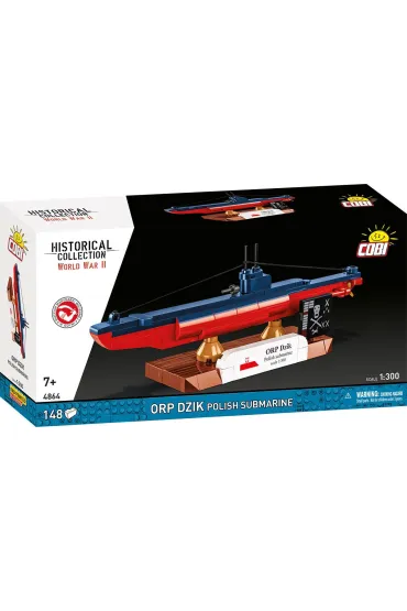Historical collection wwii COBI klocki Polish Submarine ORP Dzik COBI-4864