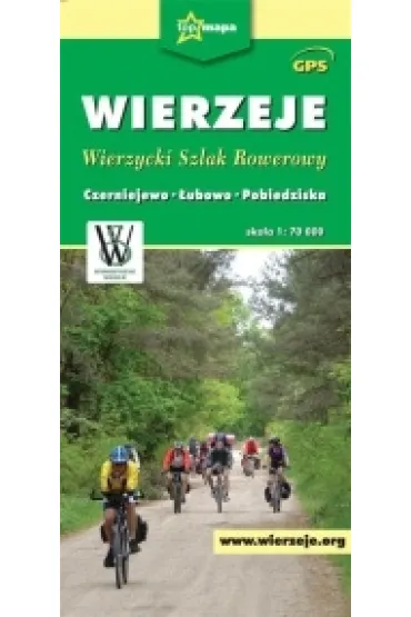 Wierzeje - Wierzycki Szlak Rowerowy. Mapa turystyczna