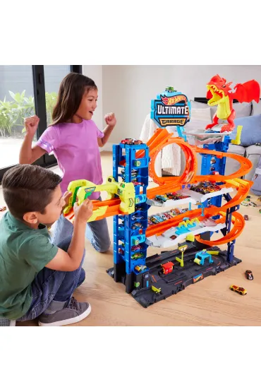 Hot Wheels. City Mega Gara� Atak smoka Zestaw HKX48 Mattel