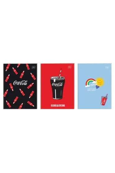 Interdruk Zeszyt A4Mat+UV Coca Cola linia, 70g 32 kartki