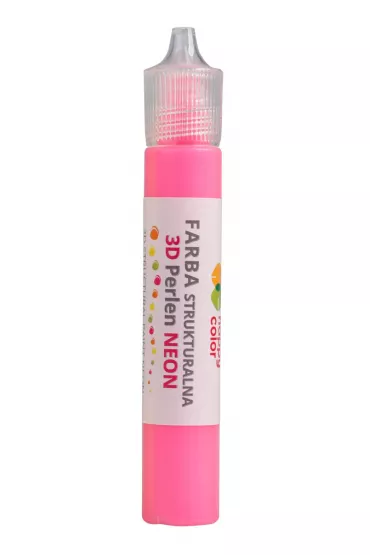 Happy Color Farba strukturalna 3D- Perlen 32 ml, neon rowy