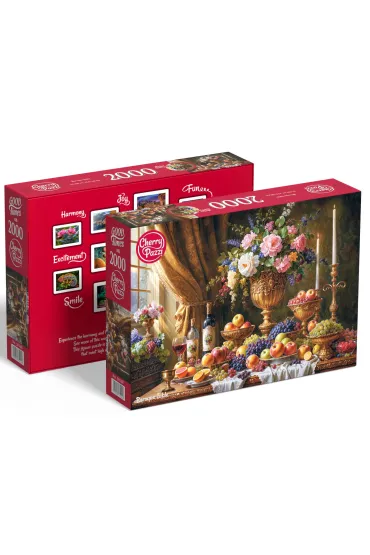 Puzzle 2000 el. Baroque Table CherryPazzi