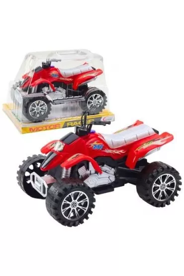 Quad terenowy z nap�dem czerwony LeanToys